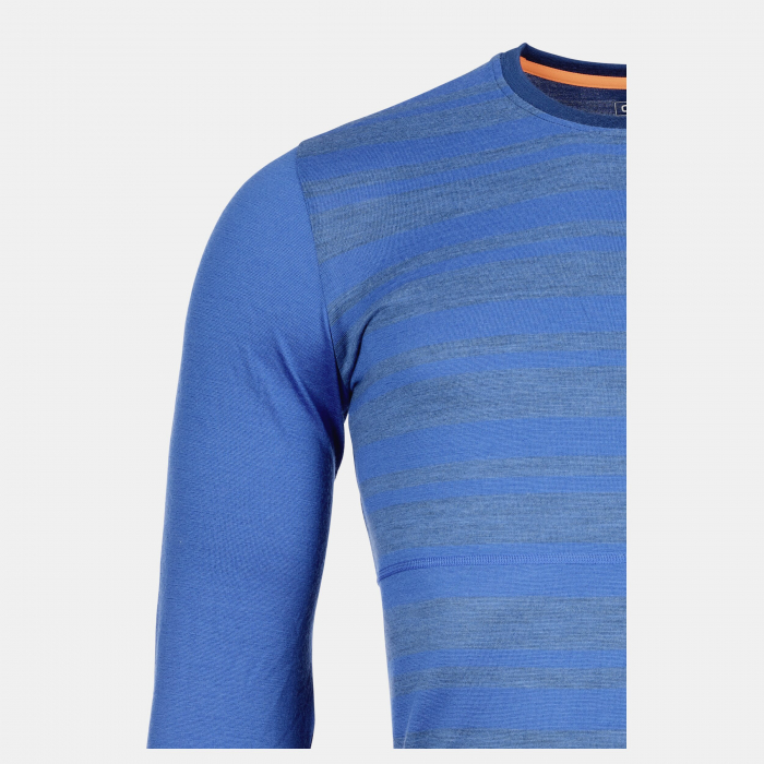 Bluza de corp barbati Ortovox - 185 Merino Rock N Wood Just blue [3]