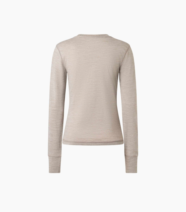 Bluza de corp dama SN Super.Natural W TUNDRA175 LS Vintage Khaki Melange [5]