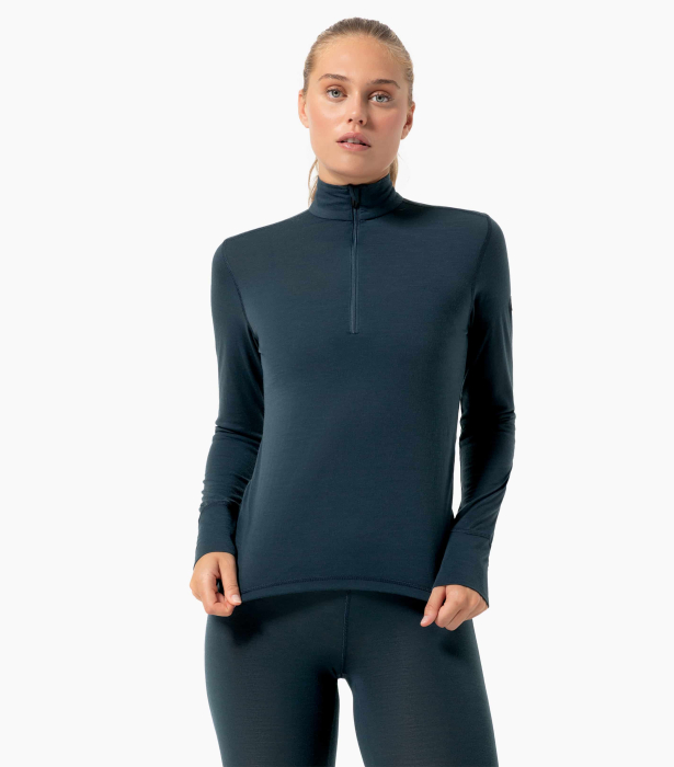 Bluza de corp dama SN Super.Natural W TUNDRA175 ZIP 1/4 Blueberry [1]