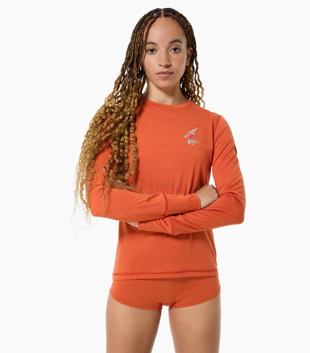 Bluza de corp dama SN Super.Natural W TUNDRA175 BUNNY LS Chilli/Various [2]