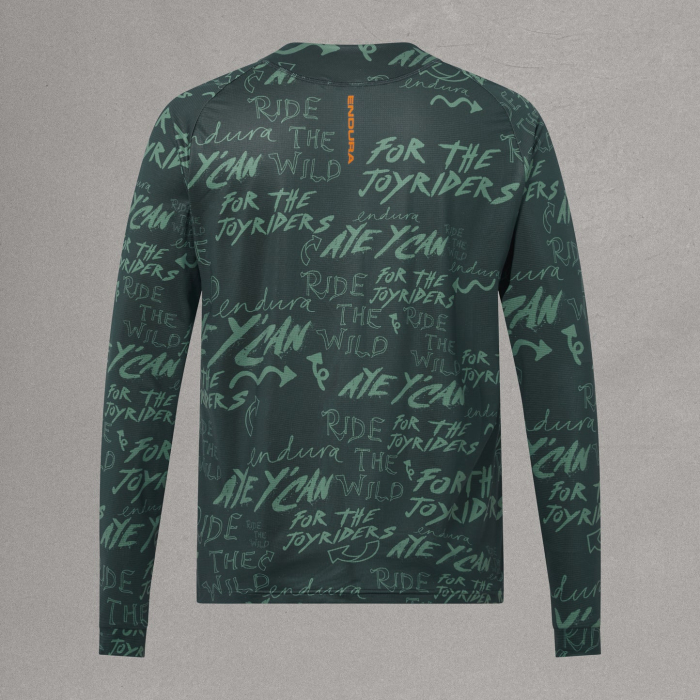 Bluza pentru barbati ENDURA SINGLETRACK L/S PRINT - CARBON GREY [7]