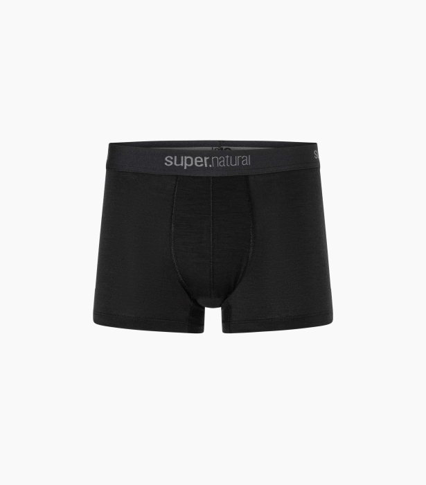 Boxeri barbati merino SN Super.Natural M TUNDRA175 Jet Black [1]