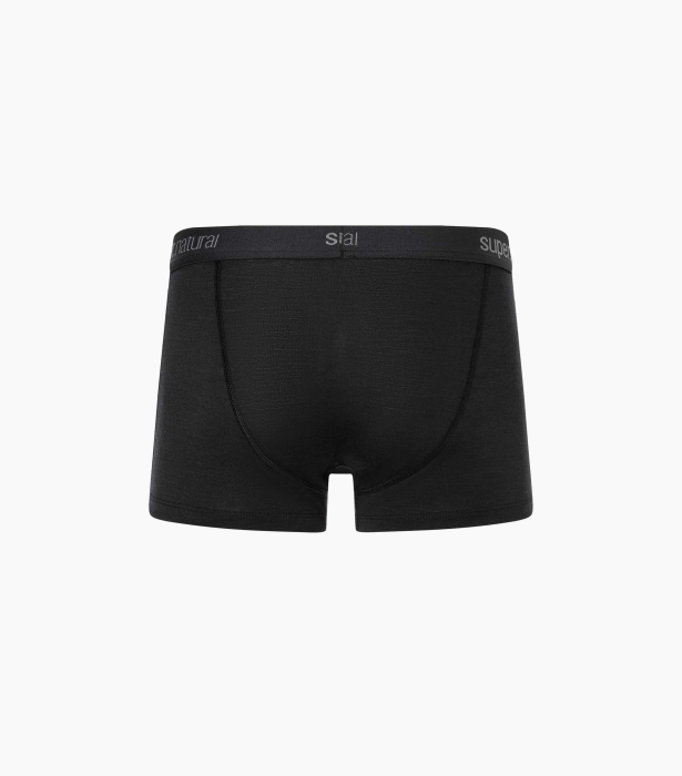 Boxeri barbati merino SN Super.Natural M TUNDRA175 Jet Black [2]