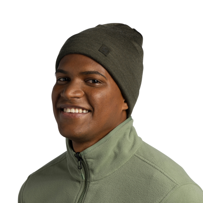 Caciula BUFF Merino HEAVY SOLID BARK [4]