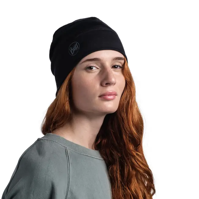 Caciula BUFF Merino LIGHT Solid Black [3]