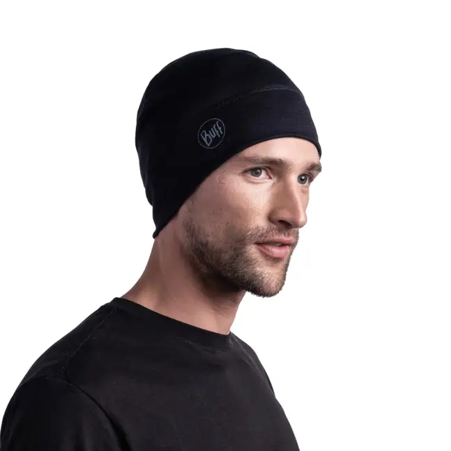 Caciula BUFF Merino LIGHT Solid Black [8]