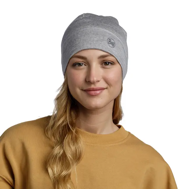 Caciula BUFF Merino LIGHT Solid Light Grey [3]