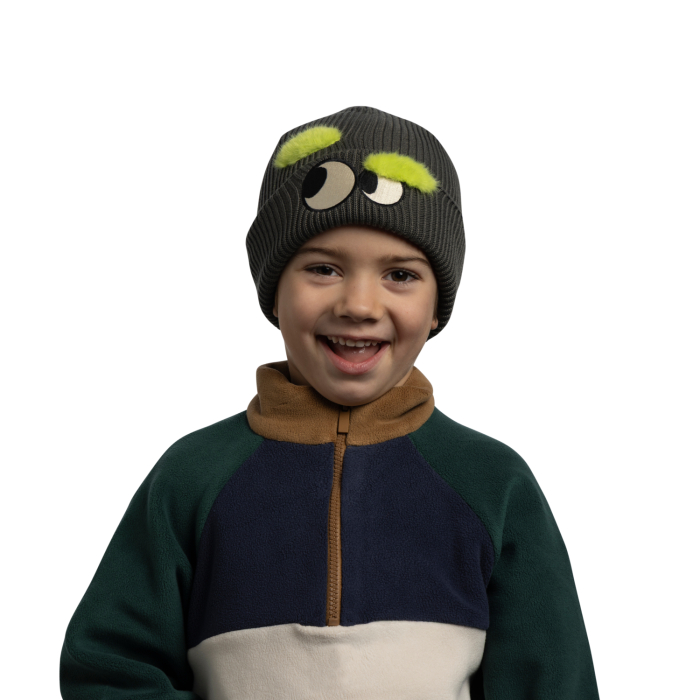 Caciula crosetata  pentru copii FUN EYES BEETLE GREEN [3]
