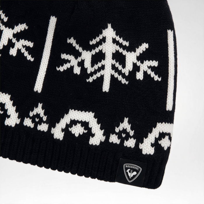 Caciula dama Rossignol W Snowdazzle pompom beanie Black [4]