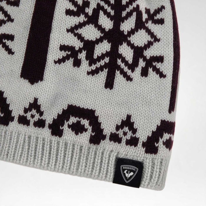 Caciula dama Rossignol W Snowdazzle pompom beanie Silver cloud [3]