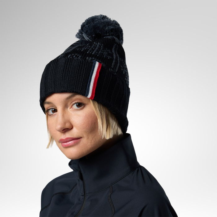 Caciula barbati RossignolPatterned beanie Turbulence/black [4]