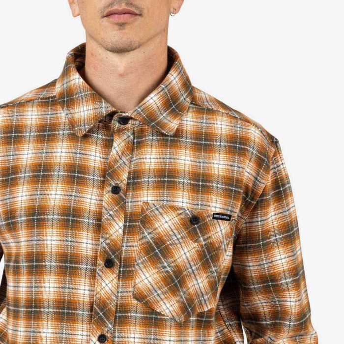 Camasa barbati Rossignol Ranch Plaid Shirt Fog [5]