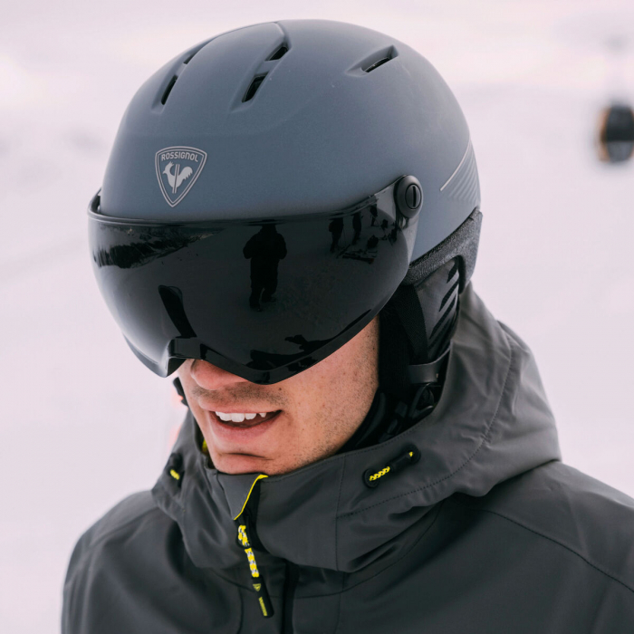 Casca schi barbati Rossignol FIT VISOR IMPACTS Photochromic - Grey [6]