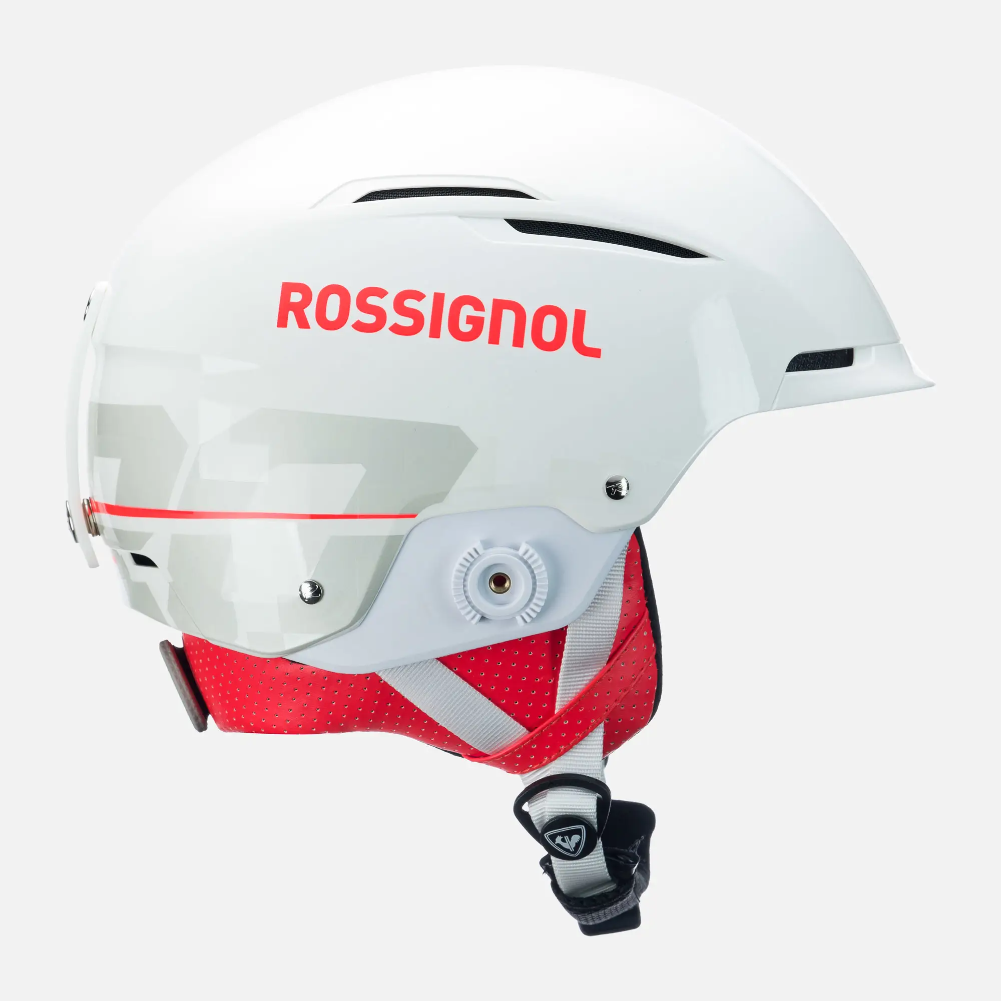 Casca schi barbati Rossignol HERO SLALOM impacts White+Chinguard [2]