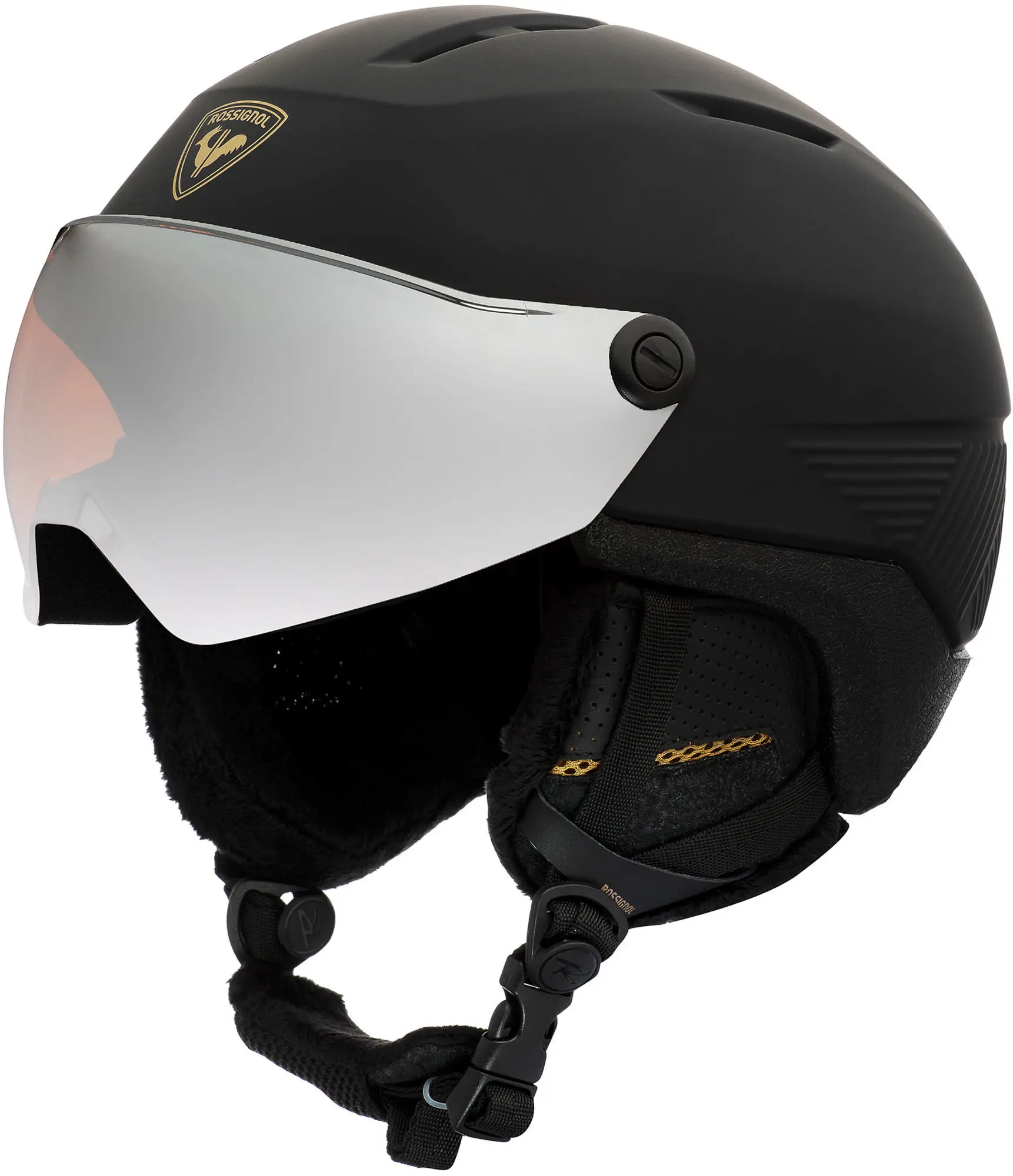 Casca schi dama Rossignol W FIT VISOR impacts Black [1]