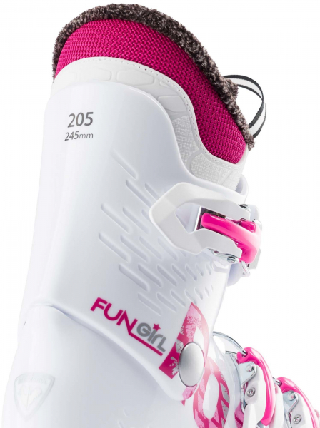 Clapari copii Rossignol FUN GIRL J3 White pink [2]