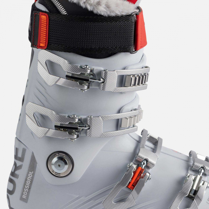 Clapari Schi Femei Rossignol PURE PRO 90 Gripwalk - Snow Grey [6]