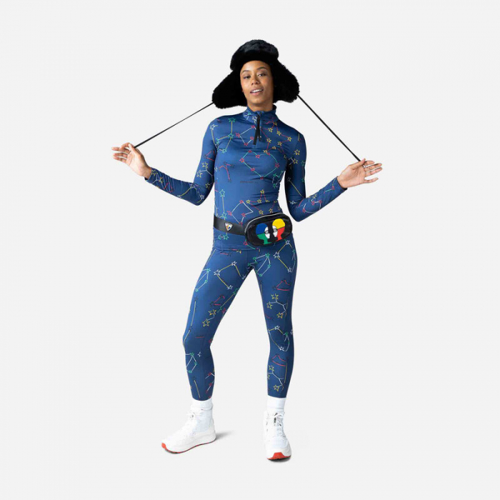 Colanti dama Rossignol JCC W BOOSTER Tights Cosmic blue [5]