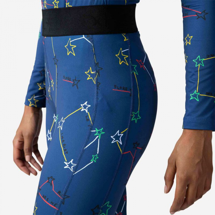 Colanti dama Rossignol JCC W BOOSTER Tights Cosmic blue [4]
