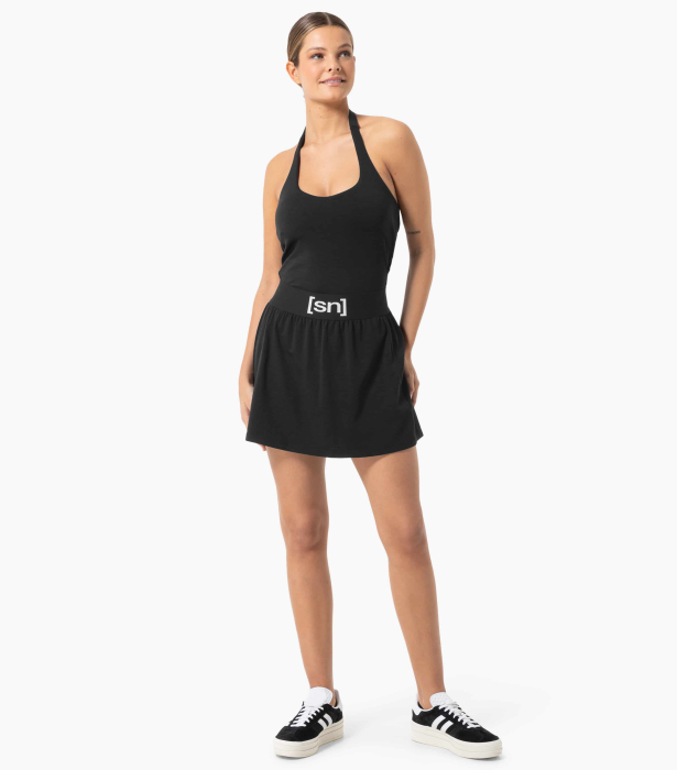 Fusta dama SN Super.Natural - W FITNESS SKIRT - Jet Black/Jet Black [2]