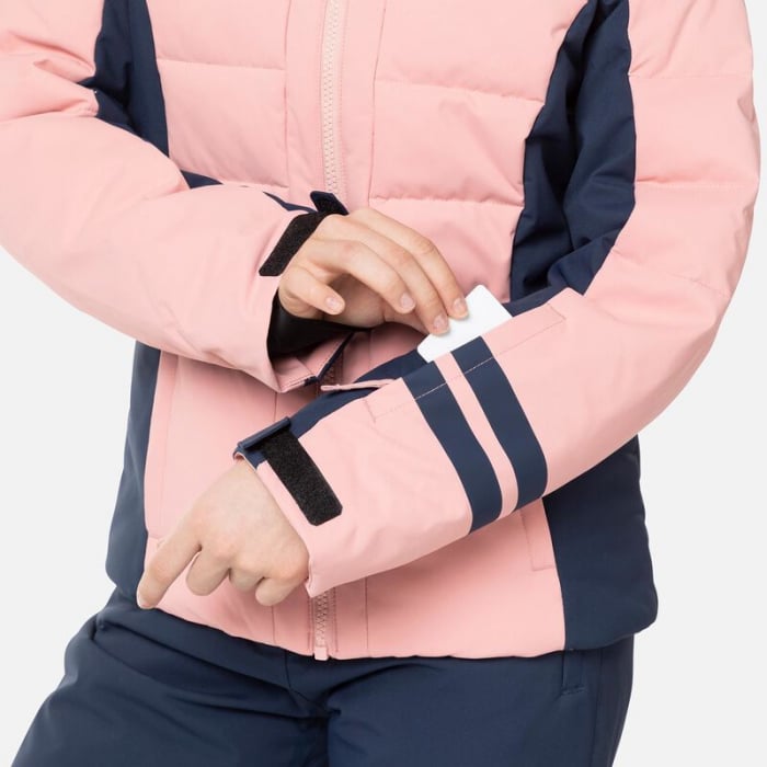 Geaca schi fete Rossignol GIRL POLYDOWN - Cooper pink [7]