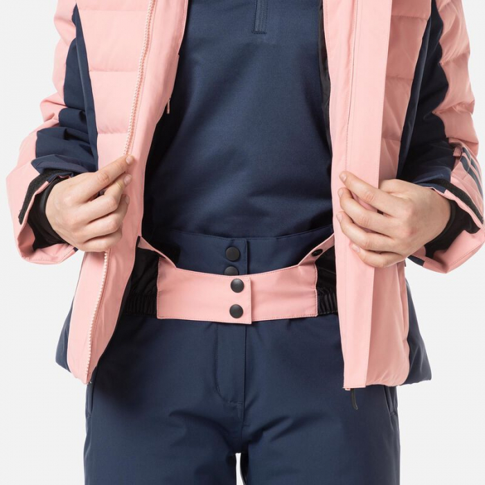 Geaca schi fete Rossignol GIRL POLYDOWN - Cooper pink [9]
