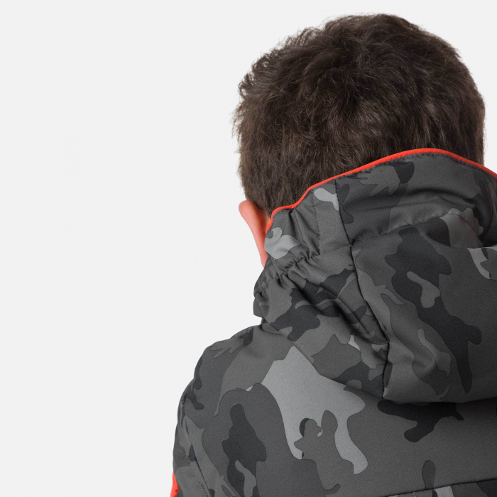 Geaca schi baieti Rossignol KID FLOCON PR Camo grey [3]