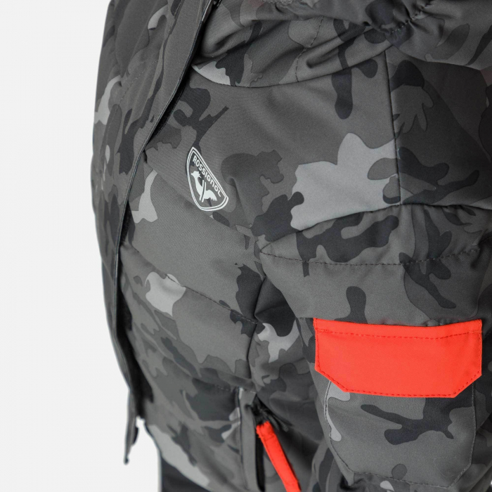 Geaca schi baieti Rossignol KID FLOCON PR Camo grey [5]