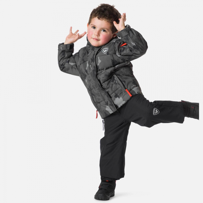 Geaca schi baieti Rossignol KID FLOCON PR Camo grey [2]