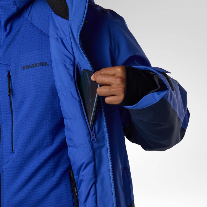 Geaca schi barbati Rossignol - M 4WS Blackside insulated - Dazzle blue/dark [10]