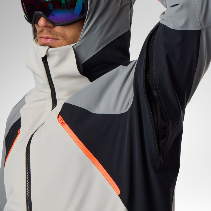 Geaca schi barbati Rossignol - M Hero 4WS insulated - Light grey [5]