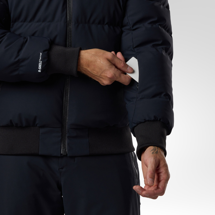 Geaca schi barbati Rossignol - M Snowblaze down bomber - Black [6]