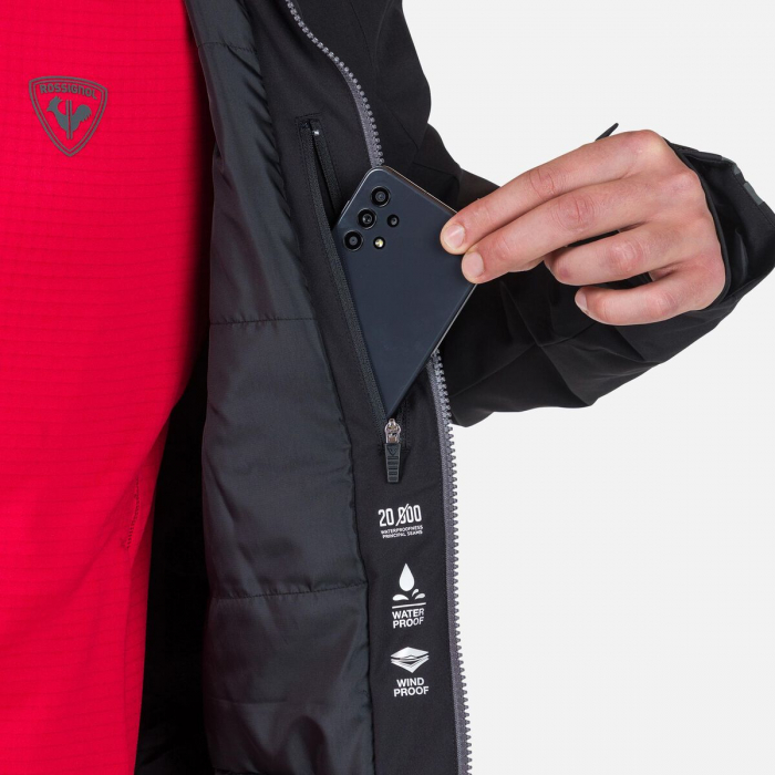 Geaca schi barbati Rossignol STRAWPILE Black [4]