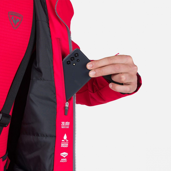 Geaca schi barbati Rossignol STRAWPILE Sports red [5]