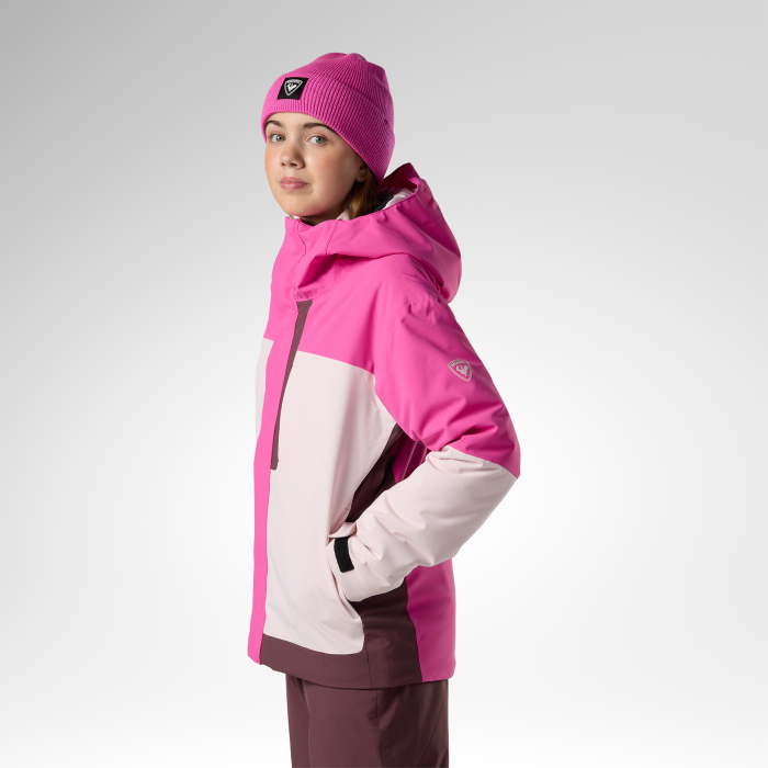Geaca schi copii Jr Rossignol Wispile insulated - Electric fuchsia [3]
