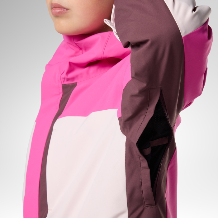 Geaca schi copii Jr Rossignol Wispile insulated - Electric fuchsia [11]