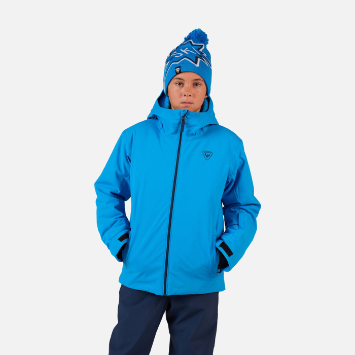 Geaca schi copii Rossignol JR STRAWPILE Blazin Blue [1]