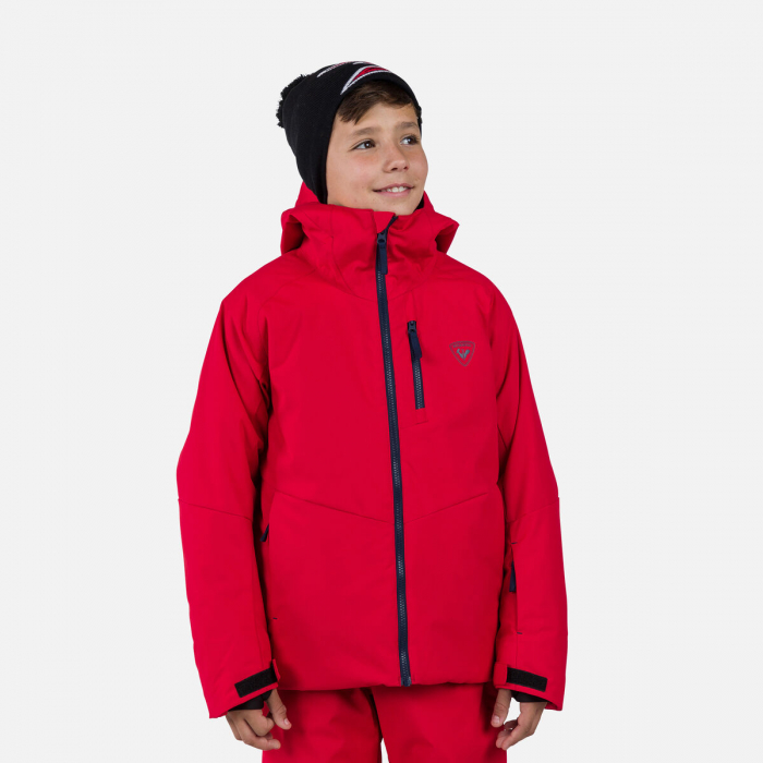 Geaca schi copii Rossignol JR WISPILE Sports red [1]