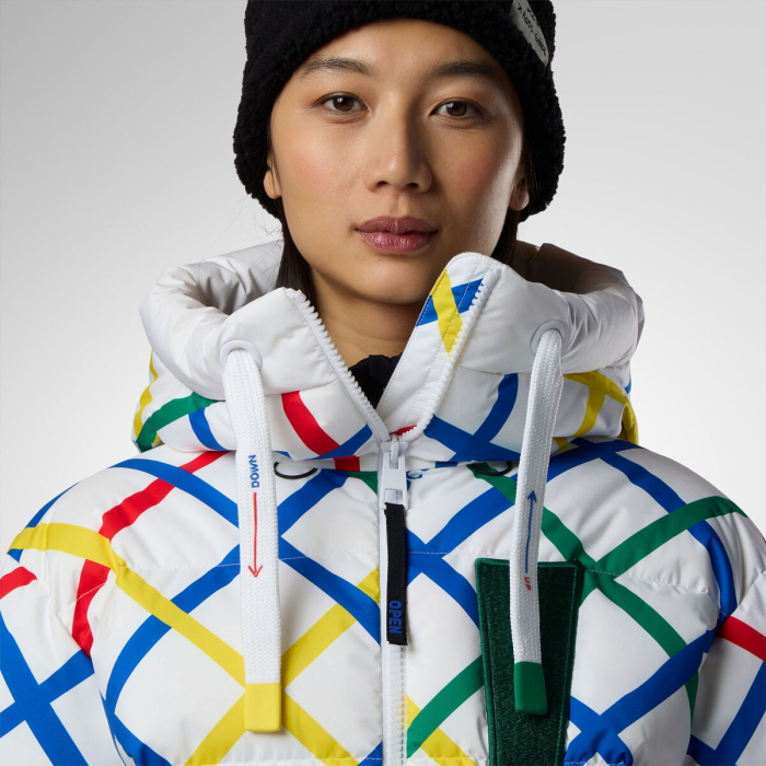 Geaca schi dama Rossignol JCC W Allsnow down ski jacket Multicolor print [4]