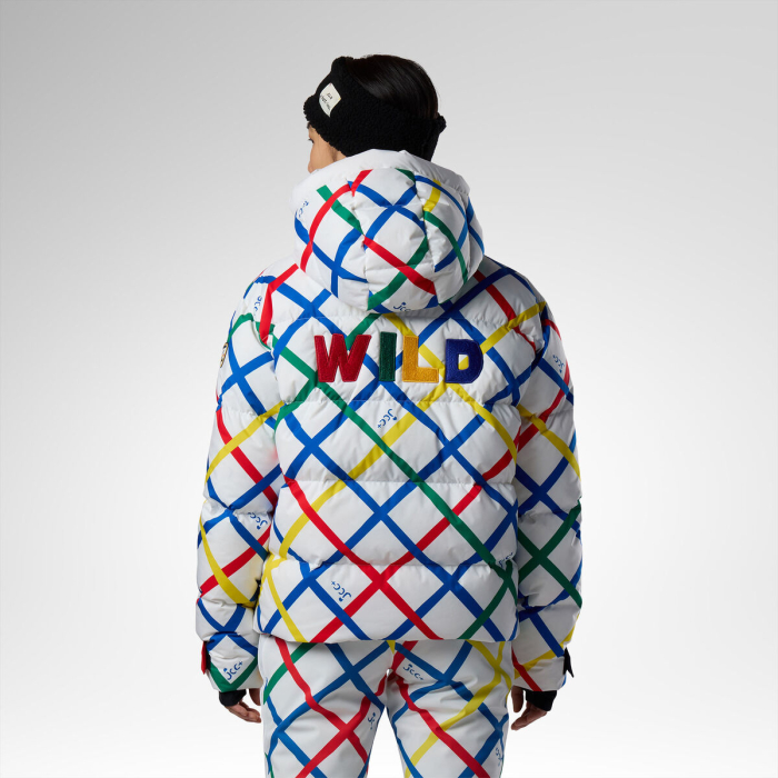 Geaca schi dama Rossignol JCC W Allsnow down ski jacket Multicolor print [2]