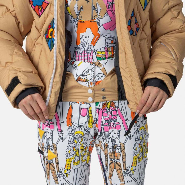 Geaca schi dama Rossignol JCC - W LUMY Down Bomber Beige mountain [3]