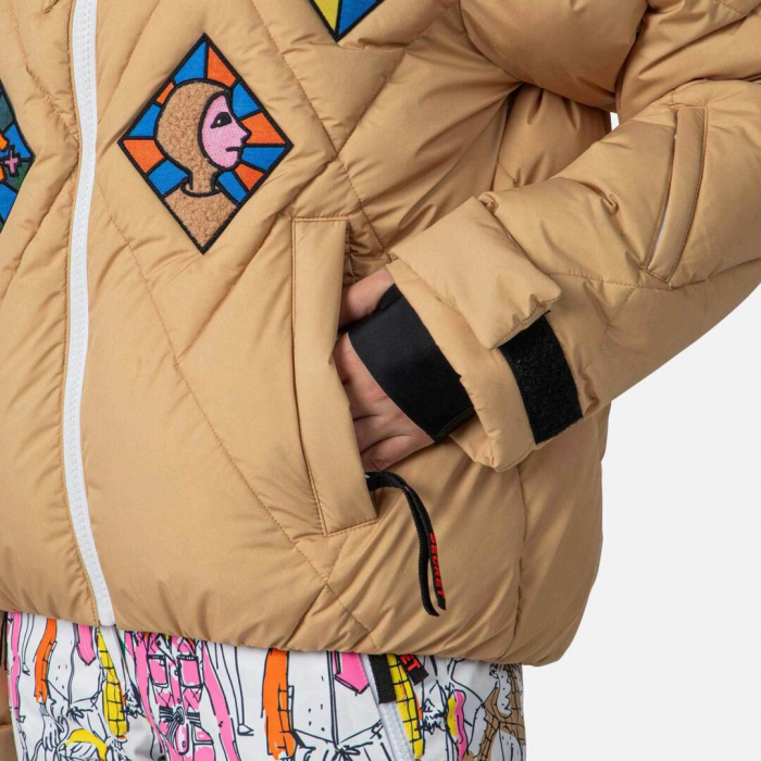 Geaca schi dama Rossignol JCC - W LUMY Down Bomber Beige mountain [9]