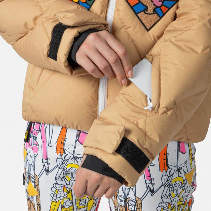 Geaca schi dama Rossignol JCC - W LUMY Down Bomber Beige mountain [4]
