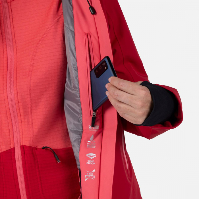 Geaca schi dama Rossignol W BLACKSIDE Ruby red [7]