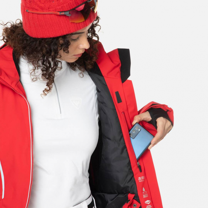 Geaca schi dama Rossignol W FLAT - Sports red [8]