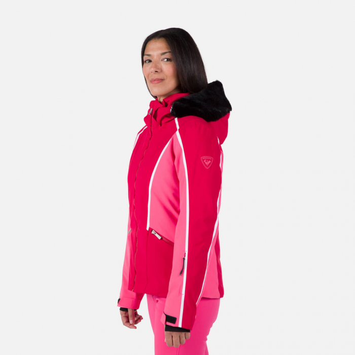 Geaca schi dama Rossignol W SALUVER FUR Ruby red [2]