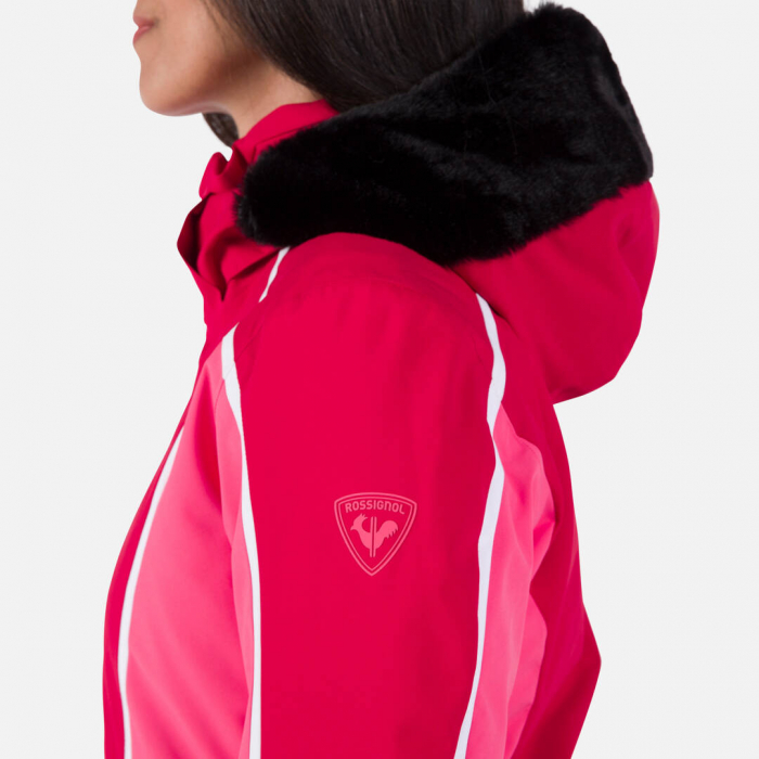 Geaca schi dama Rossignol W SALUVER FUR Ruby red [11]