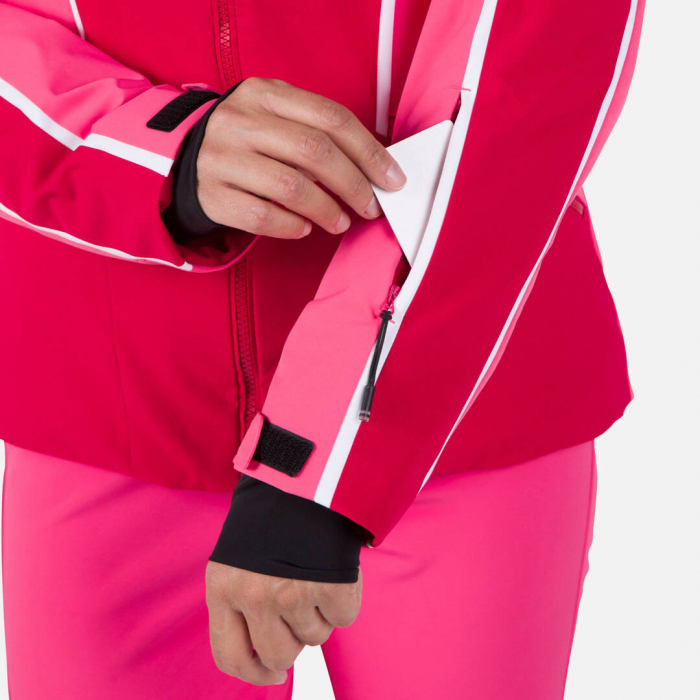 Geaca schi dama Rossignol W SALUVER FUR Ruby red [8]