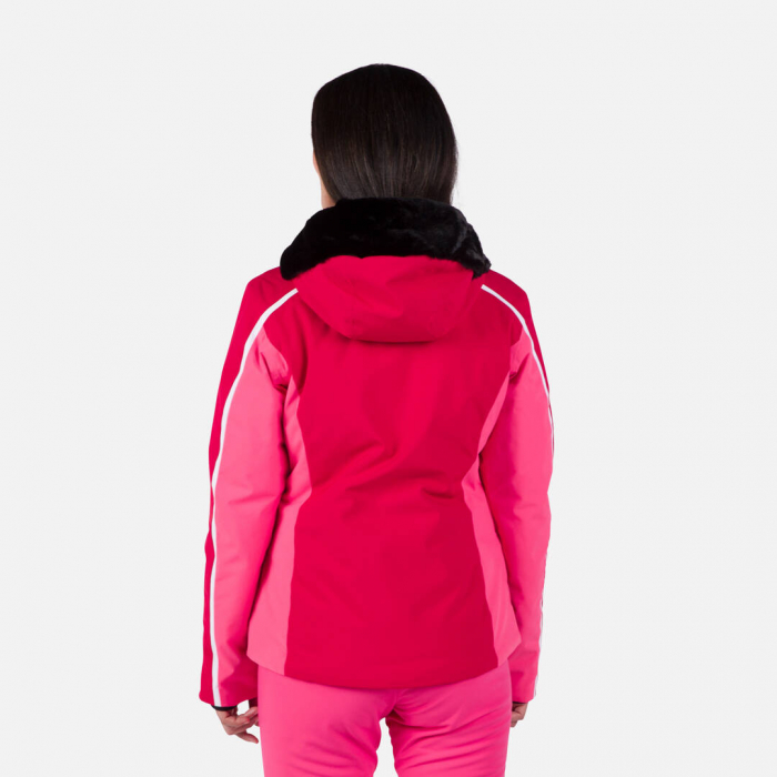 Geaca schi dama Rossignol W SALUVER FUR Ruby red [3]