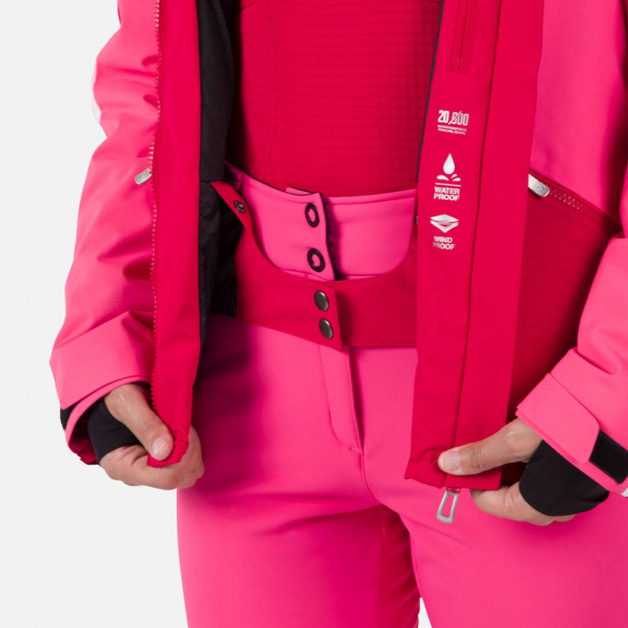 Geaca schi dama Rossignol W SALUVER FUR Ruby red [4]